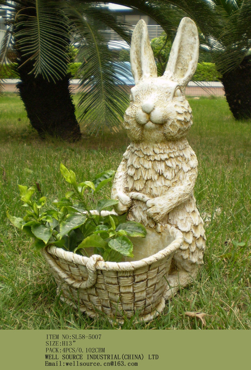 Rabbit with Basket