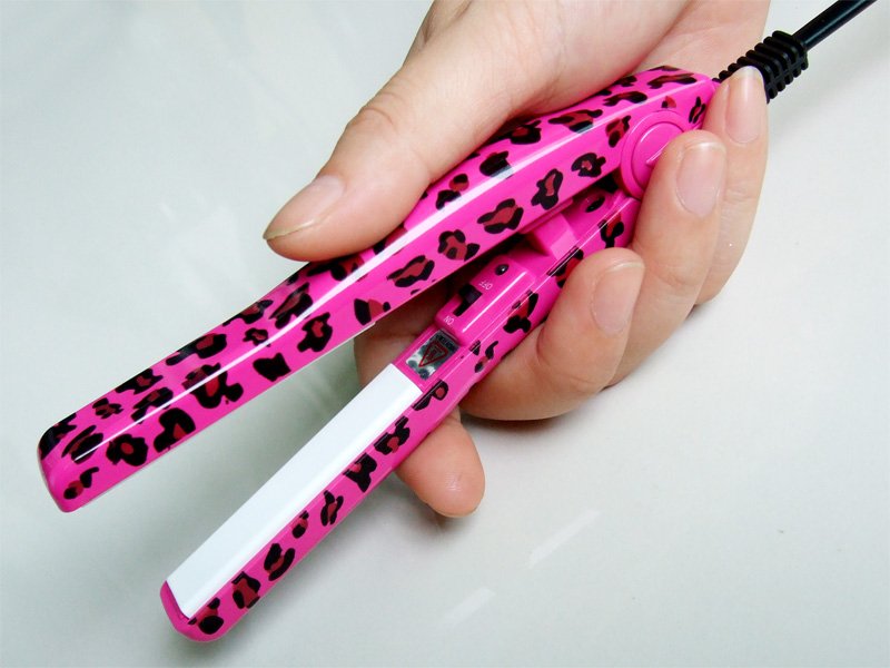 Hair iron, mini hair straightener