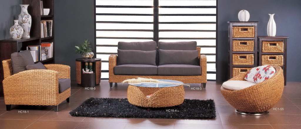 Rattan Sofa Set