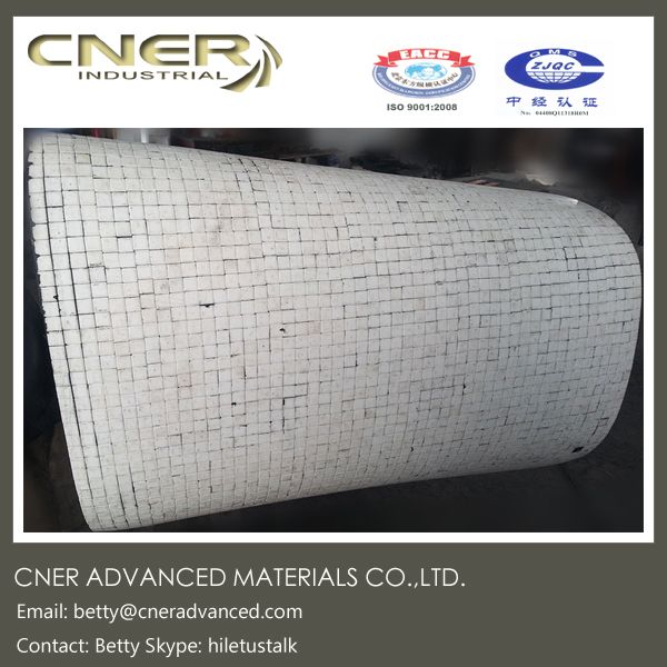 Ceramic rubber sheet, wear liner