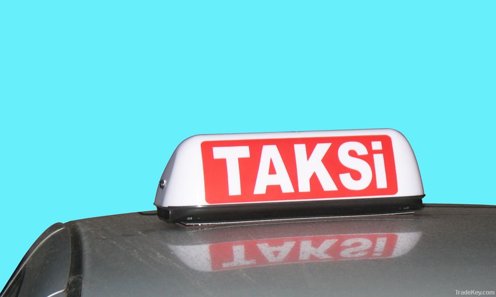 taxi top lamp, taxi lamp