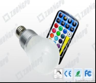 LED dimming RGB globe light