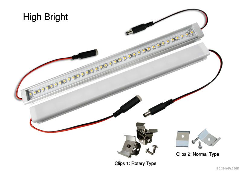LED Aluminum rigid strip bar light 25cm 50cm