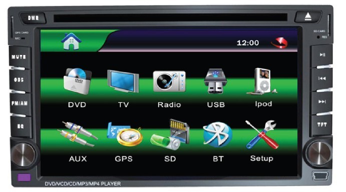 6.2 Inch Car DVD Player With GPS