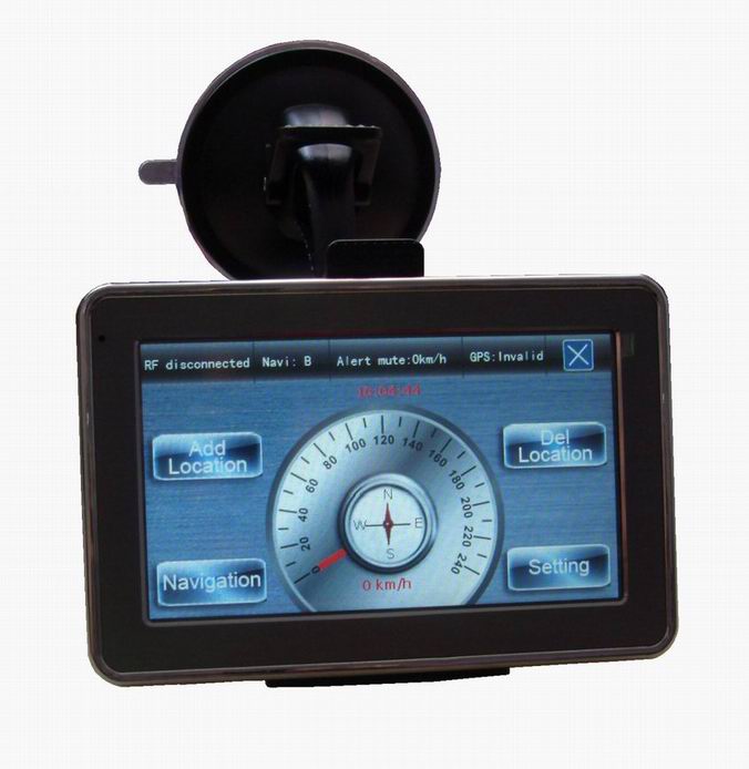 5 inch Radar Detector With GPS Navigation