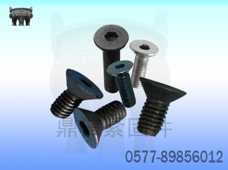 Alloy Steel Hex socket flat head  screw  DIN7991