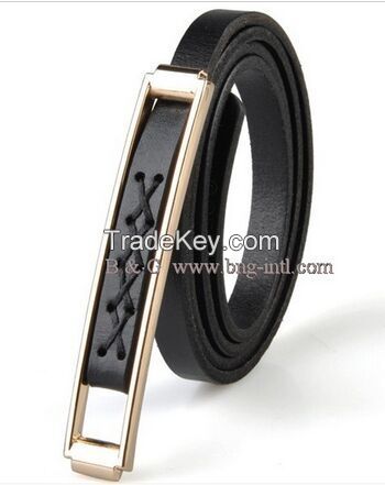 Leather belt