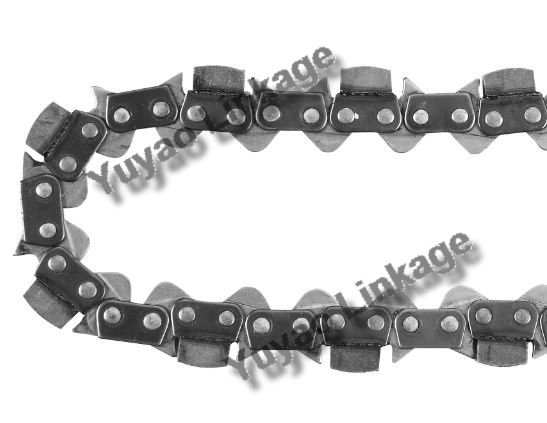 Rebound-proof stone saw chain