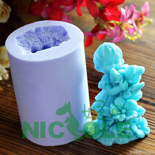 New silicone soap mold handmade rubber soap molds