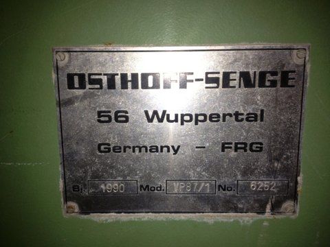 Osthoff Singeing Machine/220 Cm