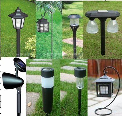 Plastic Solar Lawn Light