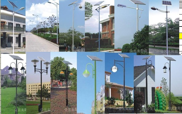 Solar Outdoor Street Light and Solar Garden Light