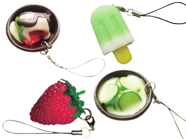 decoration, food model pendant, keychain pendant