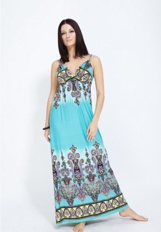 2011 Hot Sell Print Casual Dress-ROPE 7200