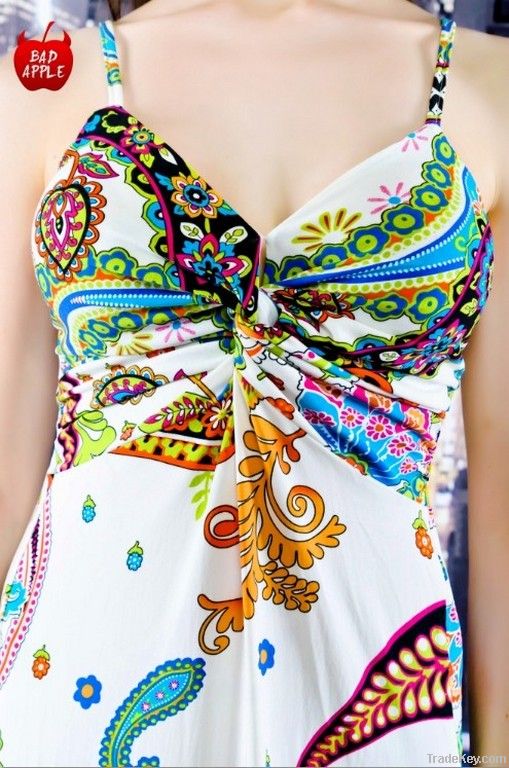 2013 summer floral printed long maxi dresses