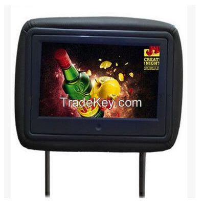 7, 9 inch headrest taxi LCD advertising screen