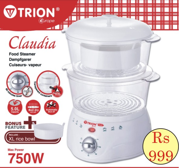 Food Steamer Rice Steam Cooker for Rs 699 only