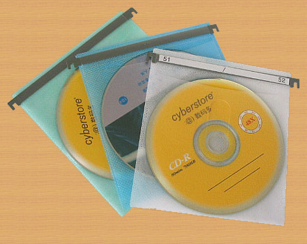 cd/dvd holder with hanger