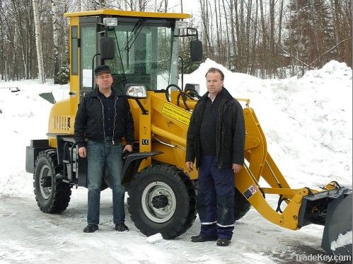 ZL08F mini front wheel loader export to Finland