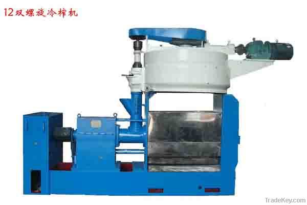 Two-shaft multi-functional oil expeller for vegetable oil screw-type M