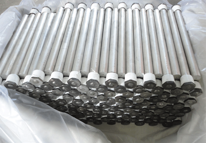 Extruded magnesium AZ31alloy anode rod for water heater