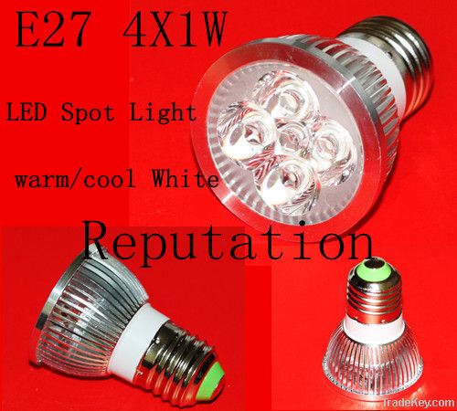 E27 4x1W LED Spot Light Ceiling Down Light warm/cool White