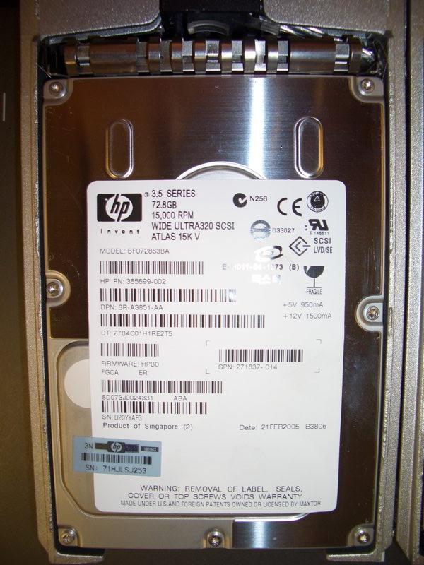 Server Hard Disk Or Memory Disk