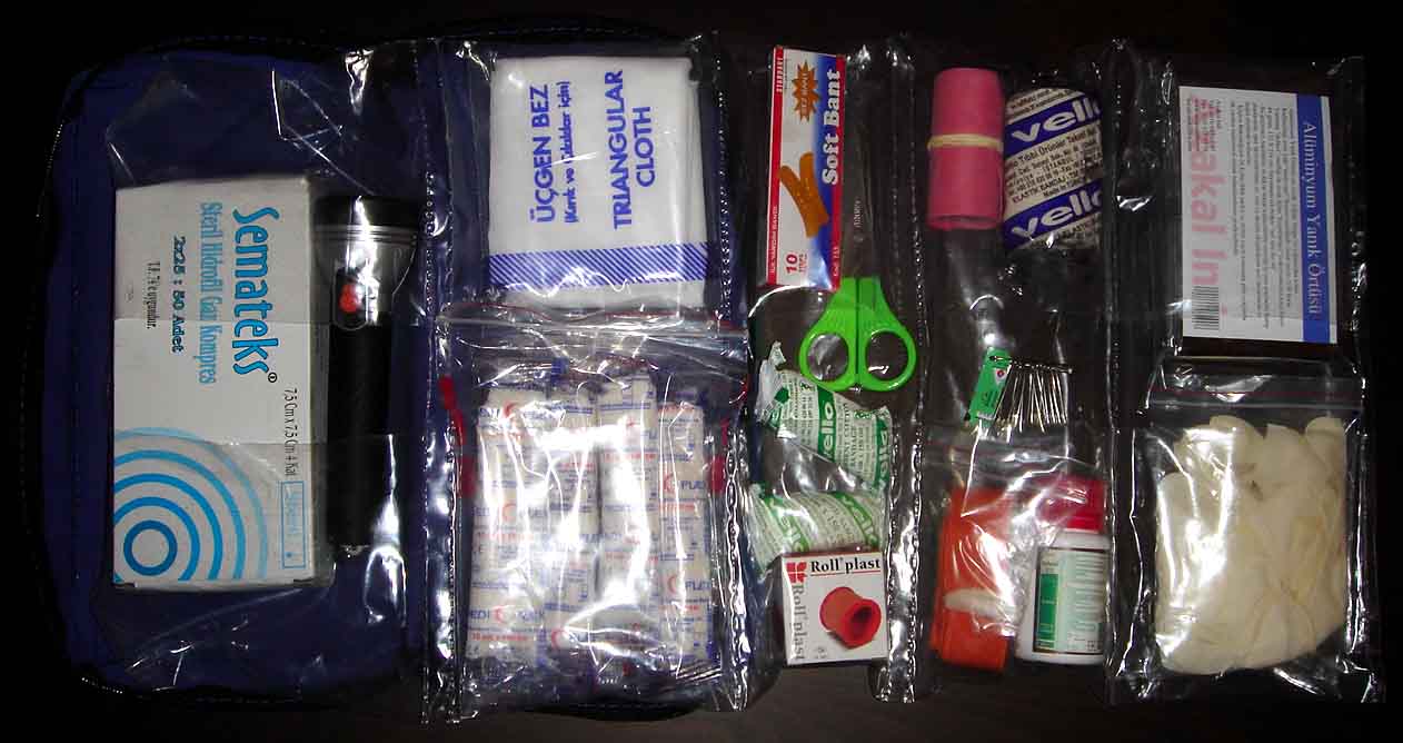 First Aid Kit w/Emergency Blanket