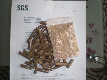 Groundnuts husk pellets