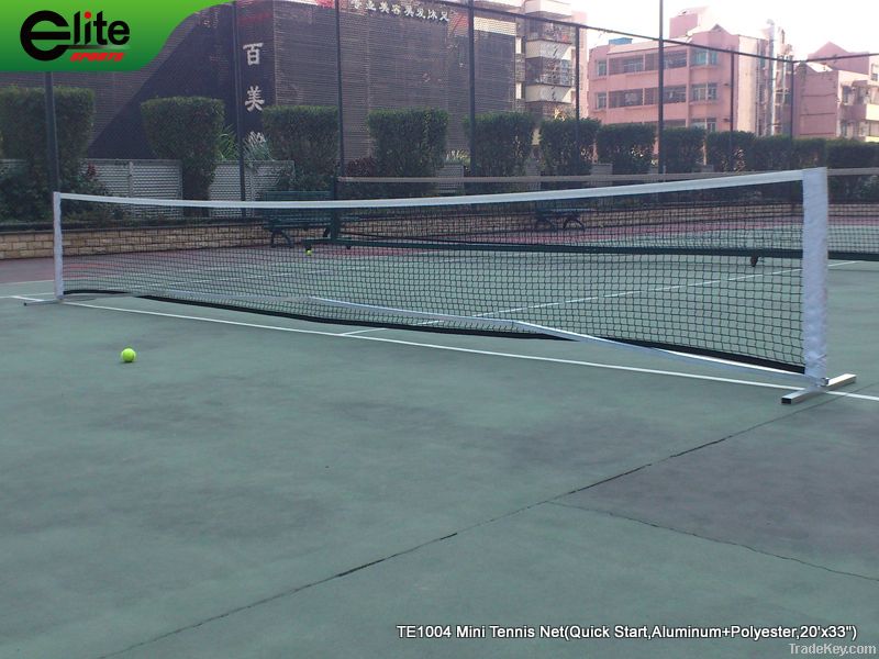 Mini Tennis Net, Quick Start Tennis Set, Aluminum, 20'x33inch