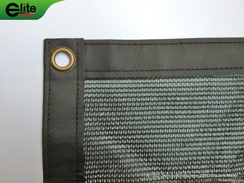 Tennis Windscreen, 230G/Square Meter