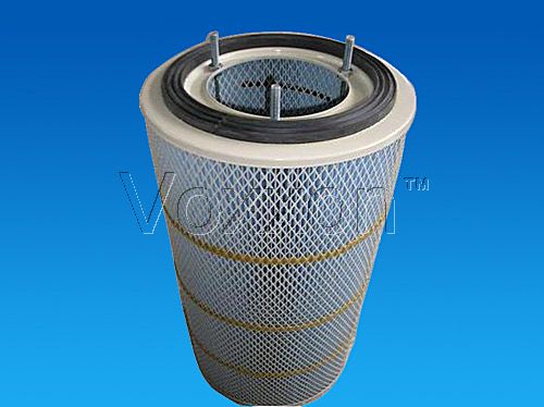 Painting room cartridge filter