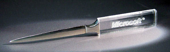 Crystal Glass Letter Opener