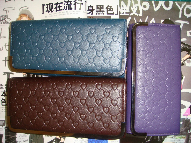 Pu ladies wallet, purse(H-1004)