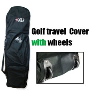 Golf travel bag cover wheels