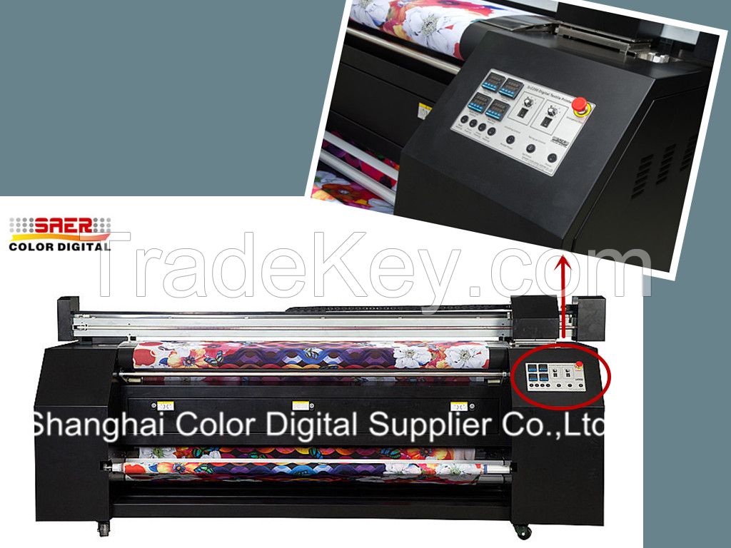 High 1440 Dpi Resolution Digital Fabric Printing Machine