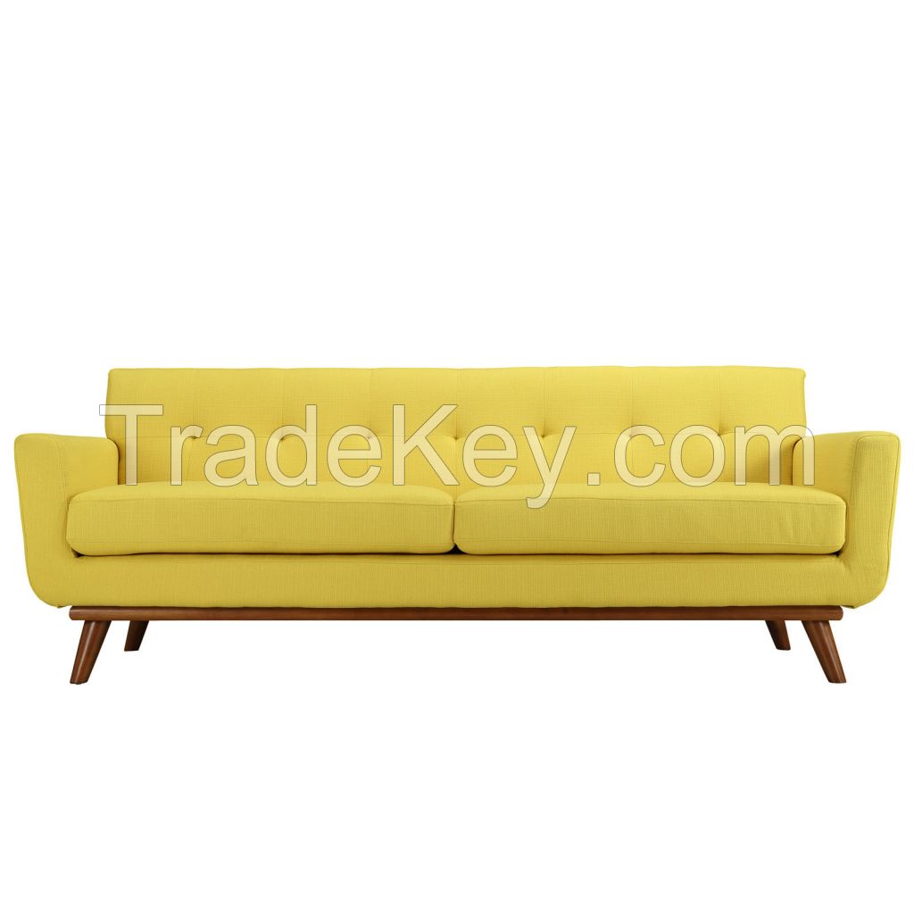 American Style Linen Fabric Modern Sofa
