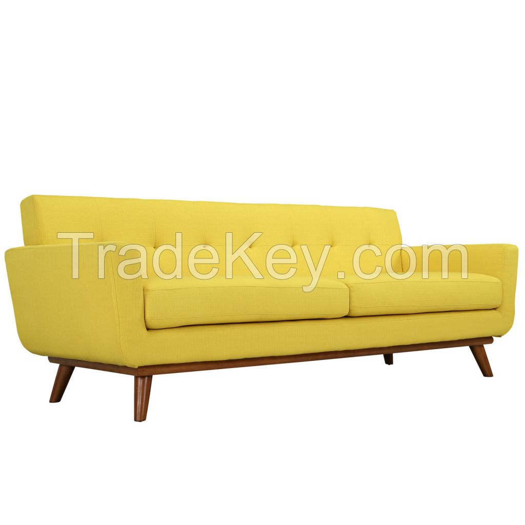 American Style Linen Fabric Modern Sofa