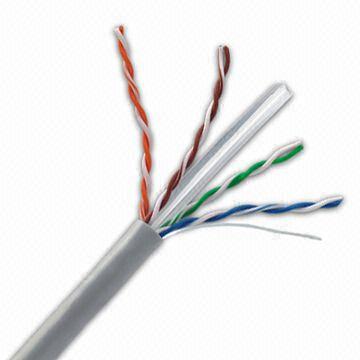 Cat6 Cable with PVC/LSZH Jacket and 73.2pF/100m Static Electric Capaci