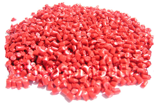 Recycled Polypropelene (PP) Plastic Pellets (Red)