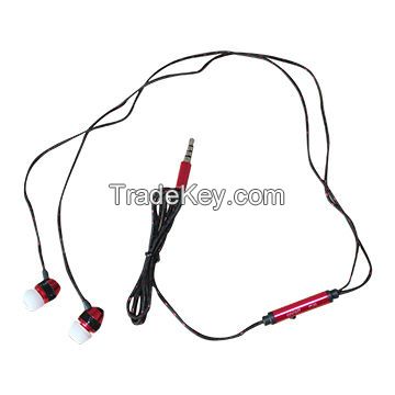 Wired Earphones, Mic Optional, Round Braided Wire, In-Ear Metal Earbud, High Quality, Good Price