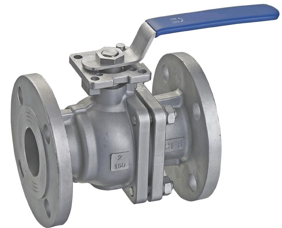 2pc ball valve with flanged