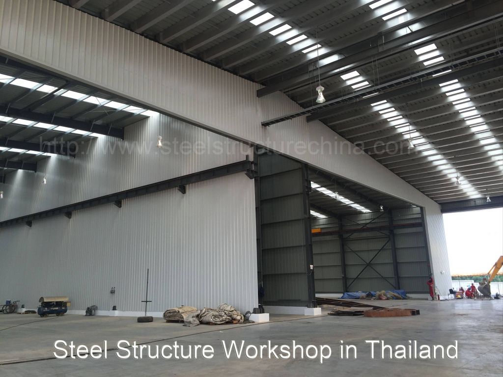 Prefabricated Steel Structure Workshop in Thailand
