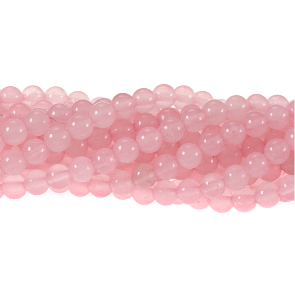 6mm Rose Quartz Round Gemstone Loose Beads 16 inch