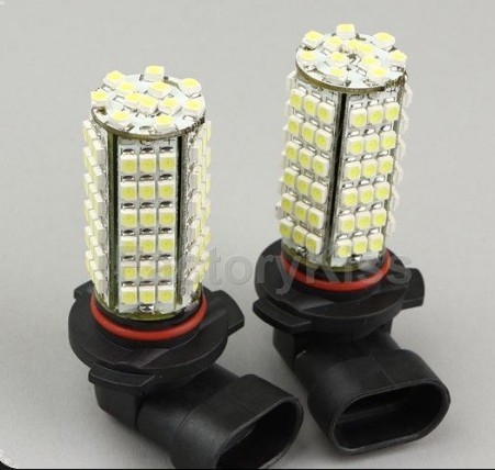 Fog lamps Taillights Free Shipping 102 LED SMD 9005/HB3 Weiss Nebelsch