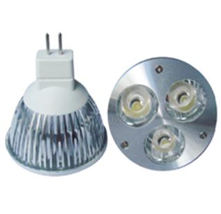 MR16 White Energy Saving Spotlight Bulb 3*1W LED 12V NEW 100%