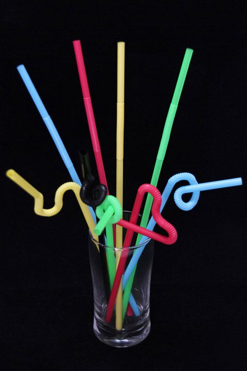 Artistic plastic drink straw QQY-ST05