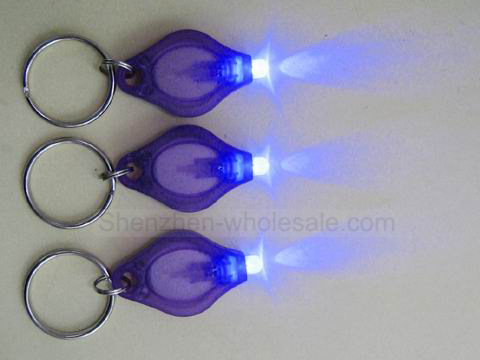 UV Purple Light 370-375nm LED Keychain (ZY-P51)