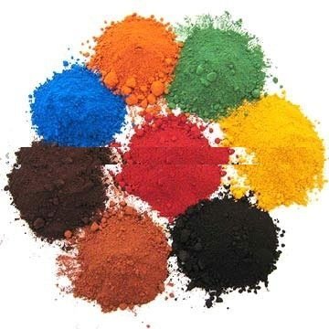 Iron Oxide (red yellow green blue black brown)