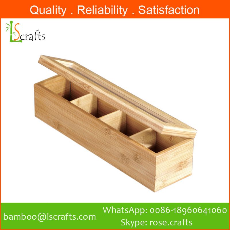 Eco-Freindly Bamboo Tea Coffe Box